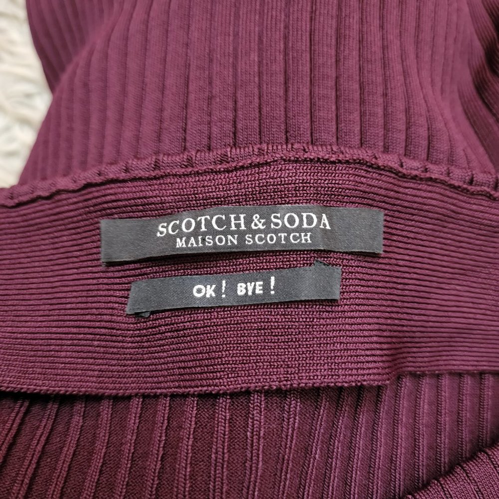 Scotch & Soda Maison Scott ribbed midi skirt Size S - Picture 10 of 13